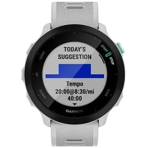 Смарт-часы Garmin Forerunner 55 White (010-02562-11) - фото 6