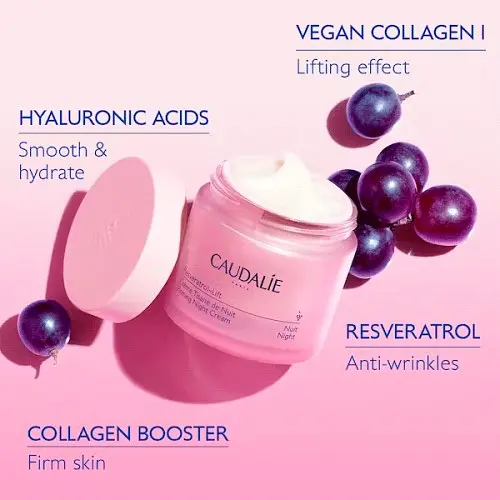 Нічний крем Caudalie Resveratrol-Lift 50 мл - фото 4