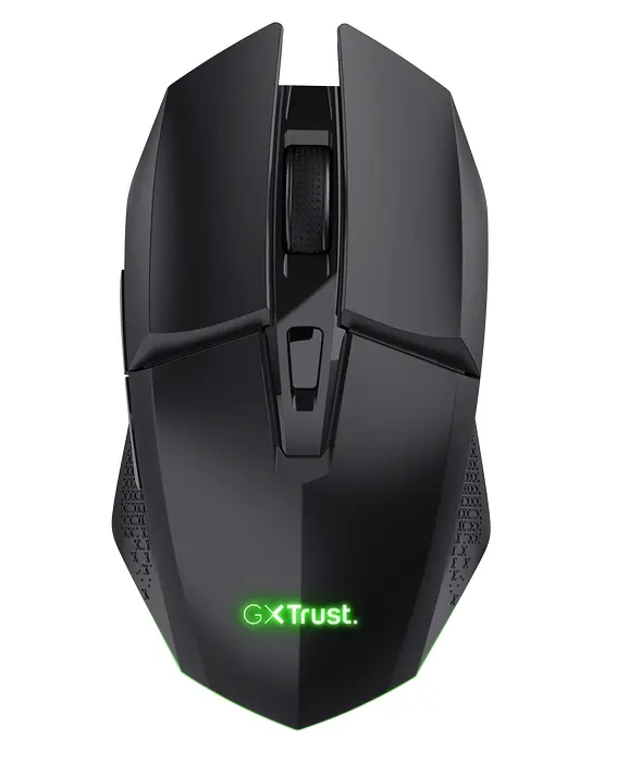 Миша бездротова Trust GXT 110 FELOX, Black, USB 2.4GHz, оптична (сенсор PAW3212), 800 - 4800 dpi, 6 кнопок, акумулятор (25037) - фото 2
