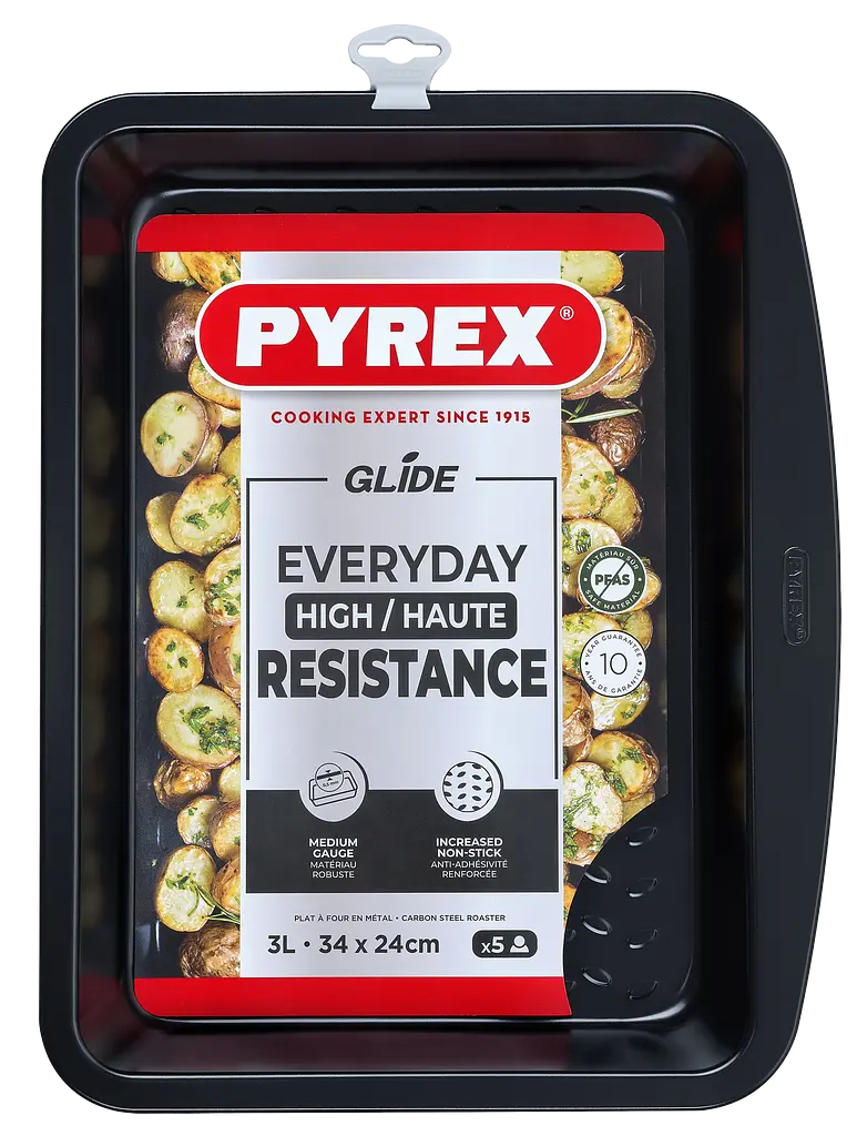 Форма Pyrex Glide металлическая прямоугольная 34х24 см (GL34RR6/8046) - фото 3