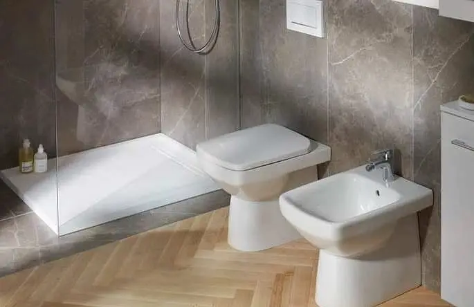 Біде підлогове Geberit Selnova Square 500.483.01.7, Білий - фото 2