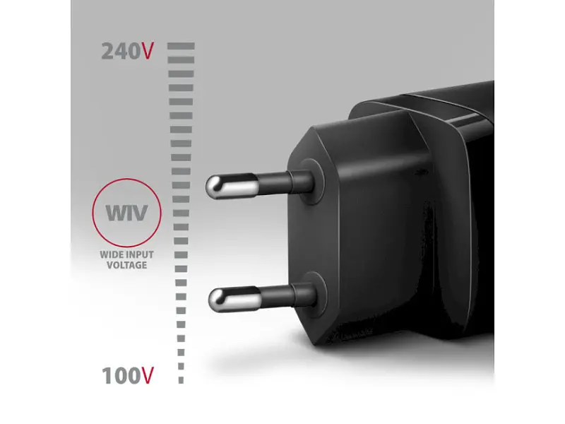 Мережевий зарядний пристрій AXAGON USB-C 30 W Black (ACU-PQ30) - фото 3
