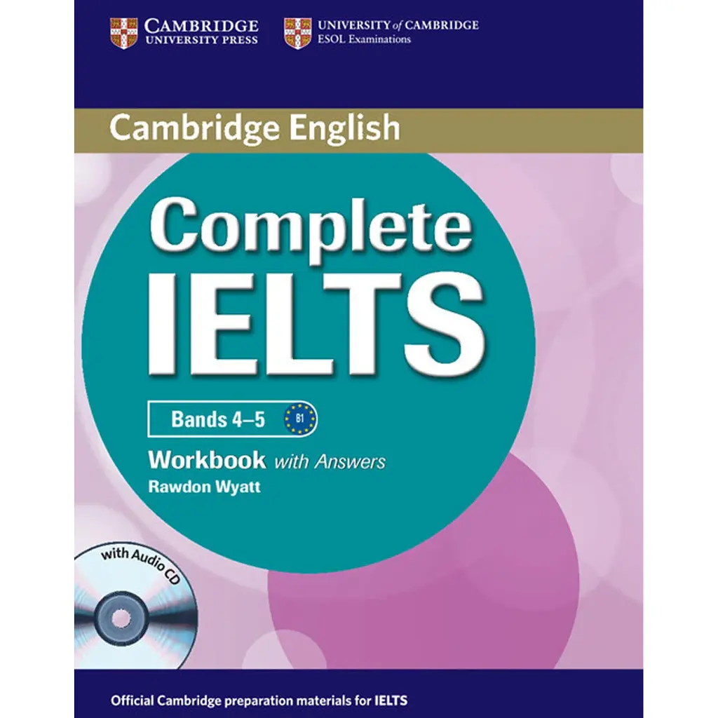 Complete IELTS Bands 4-5 Workbook with Answers with Audio CD -