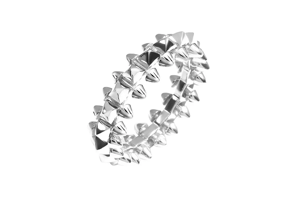 Каблучка з білого золота K-0467 20