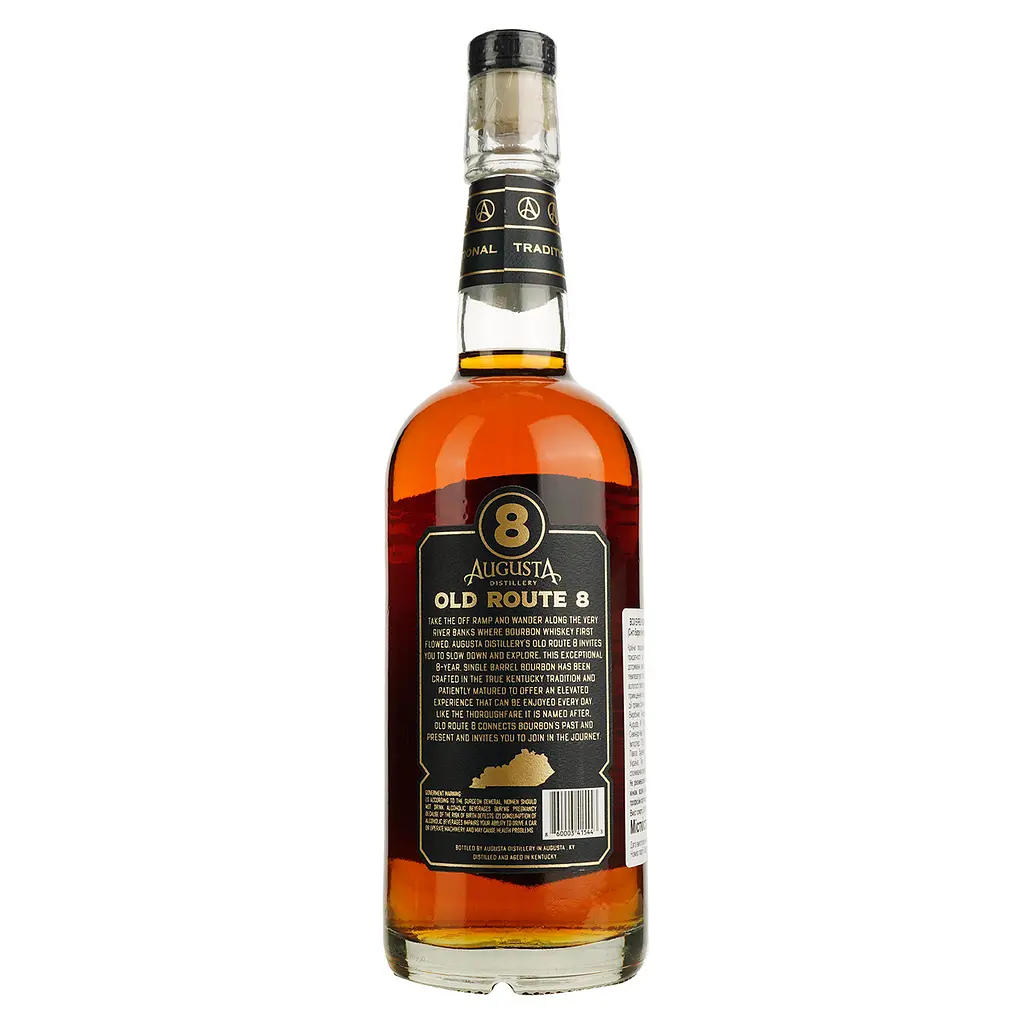 Віскі Old Route 8 Bourbon Single Cask Strength 58.1% 0.75 л - фото 2