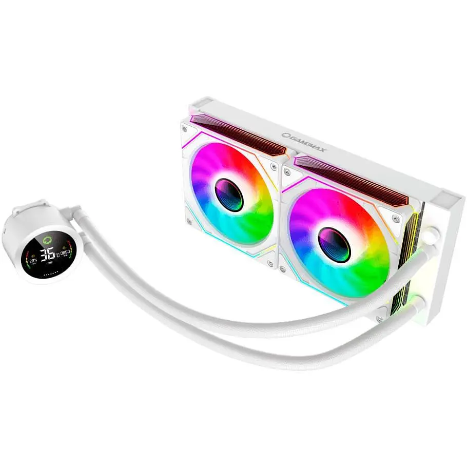 СВО GameMax IceBurg 240 Digital WH (IceBurg 240 Digital WH) - фото 2