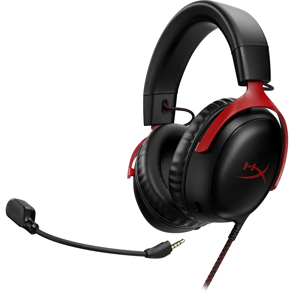 Гарнiтура HyperX Cloud III 3.5 мм/USB-A/USB-C Black/Red (727A9AA) - фото 5