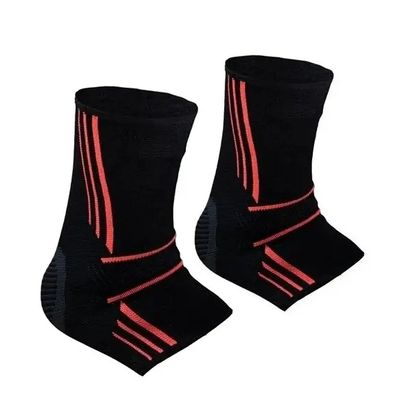 Бандажі на гомілкостоп Power System PS-6022 Ankle Support Evo Black/Orange M (пара) (PS_6022_M_Black/Orange) - фото 5