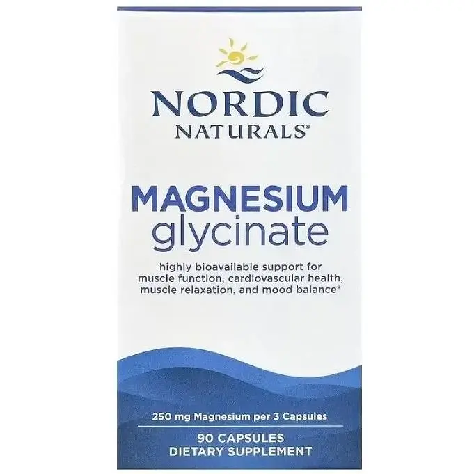 Магній гліцинат Nordic Naturals 250 мг 90 капсул - фото 3