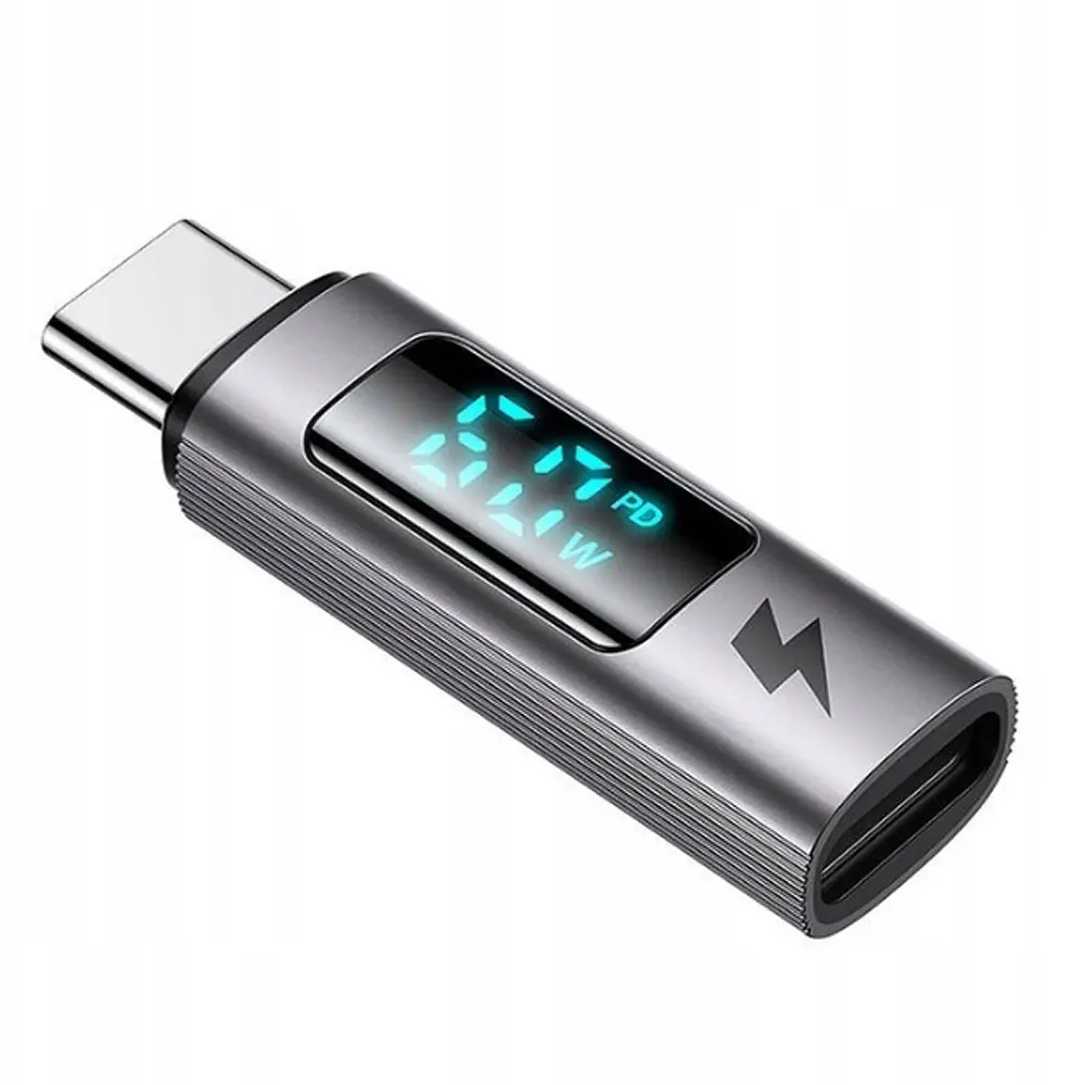 Адаптер McDodo Digital display Lightning to USB-C PD 60W Connector OT-5990 Чорний