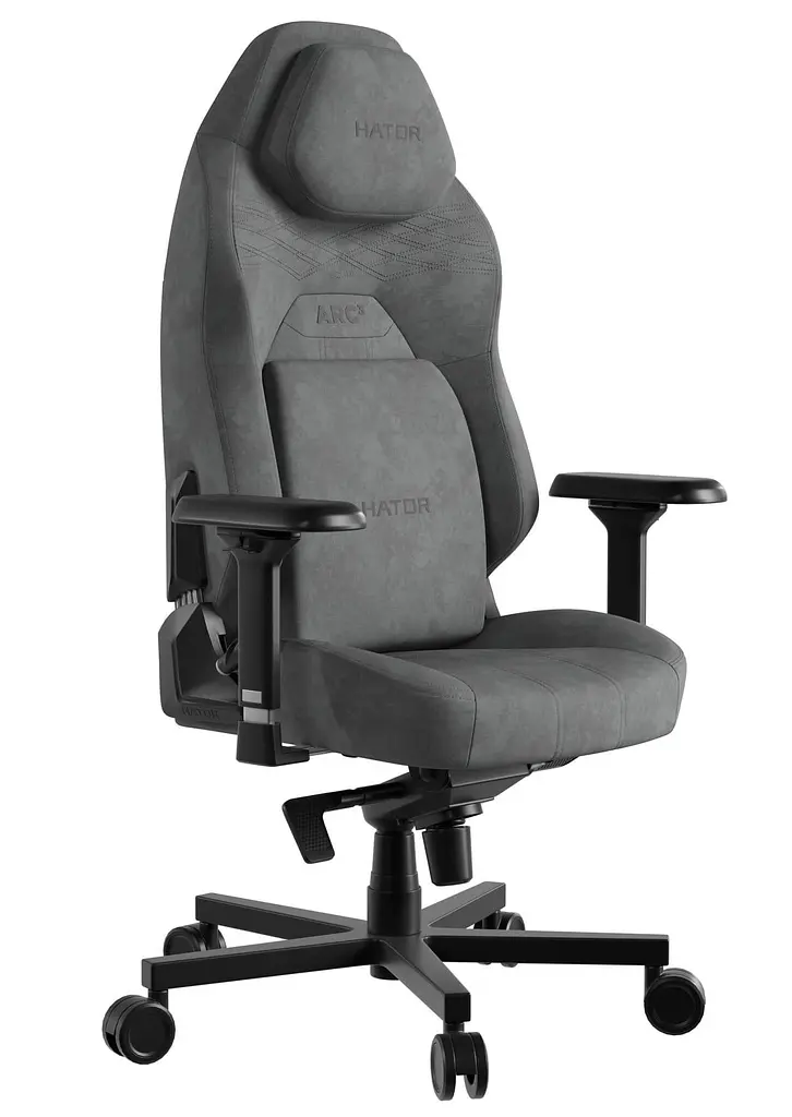 Ігрове крісло HATOR Arc 3 S Velour Grey (HTC3446S) - фото 3
