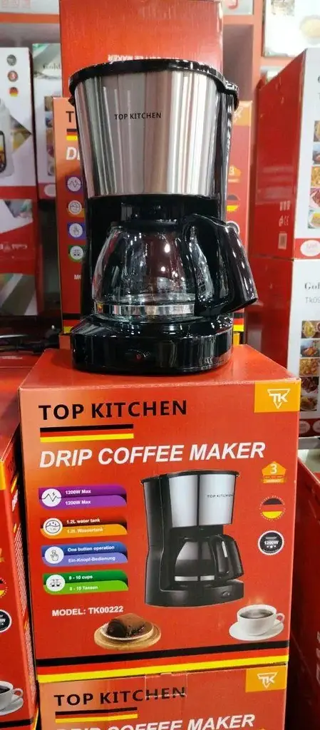 Кавоварка крапельна з підігрівом Top Kitchen для дому та офісу - фото 3