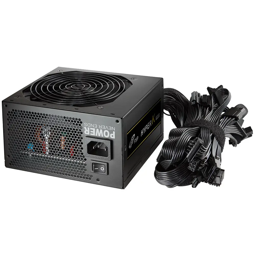 Блок живлення 600W FSP HK-600 HYPER K PRO 120mm fan, Retail Box - фото 4