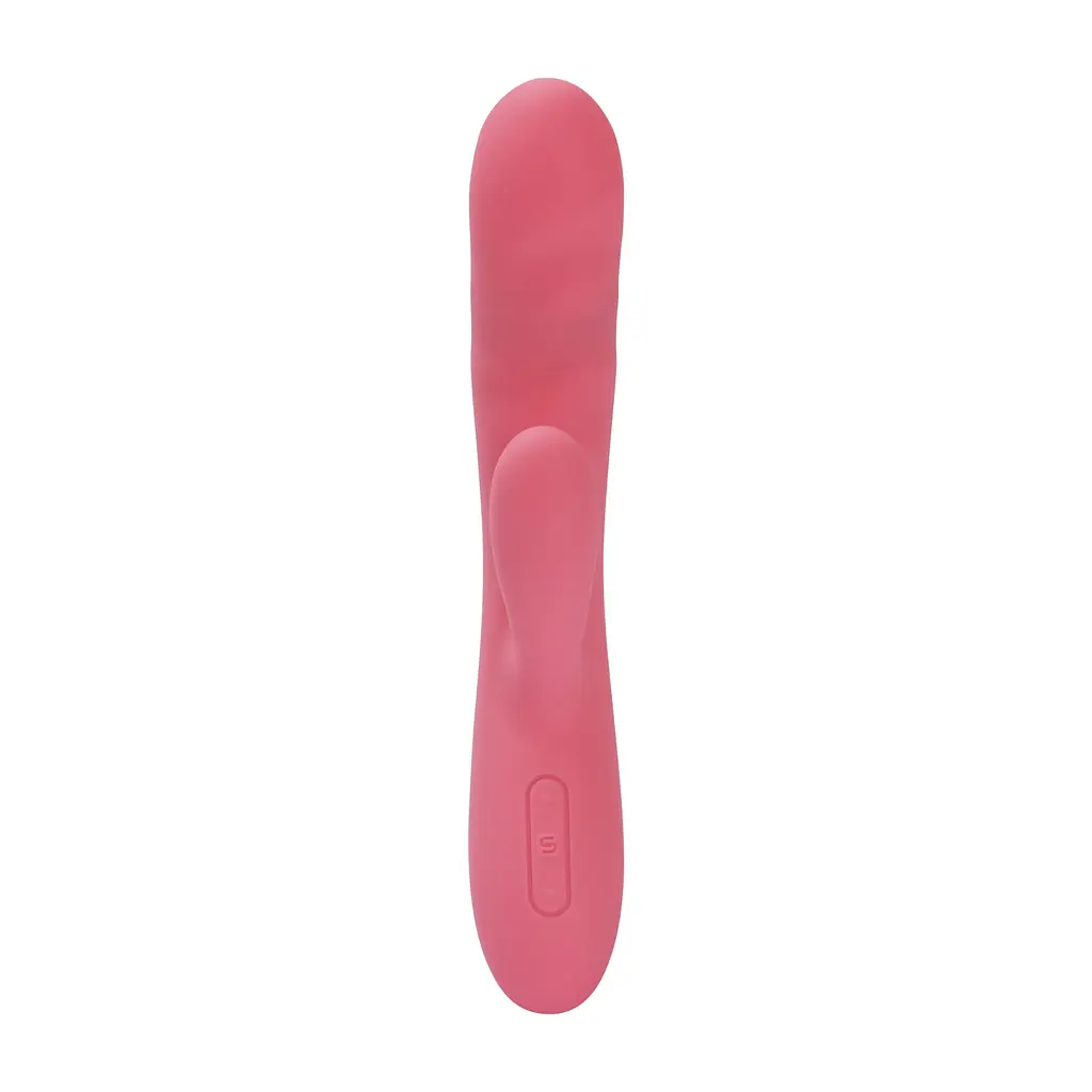 Вібратор-кролик Svakom Avery Strawberry Pink з стволом, що рухається, рух вперед-назад SVAKOM SX1279 101028 - фото 5