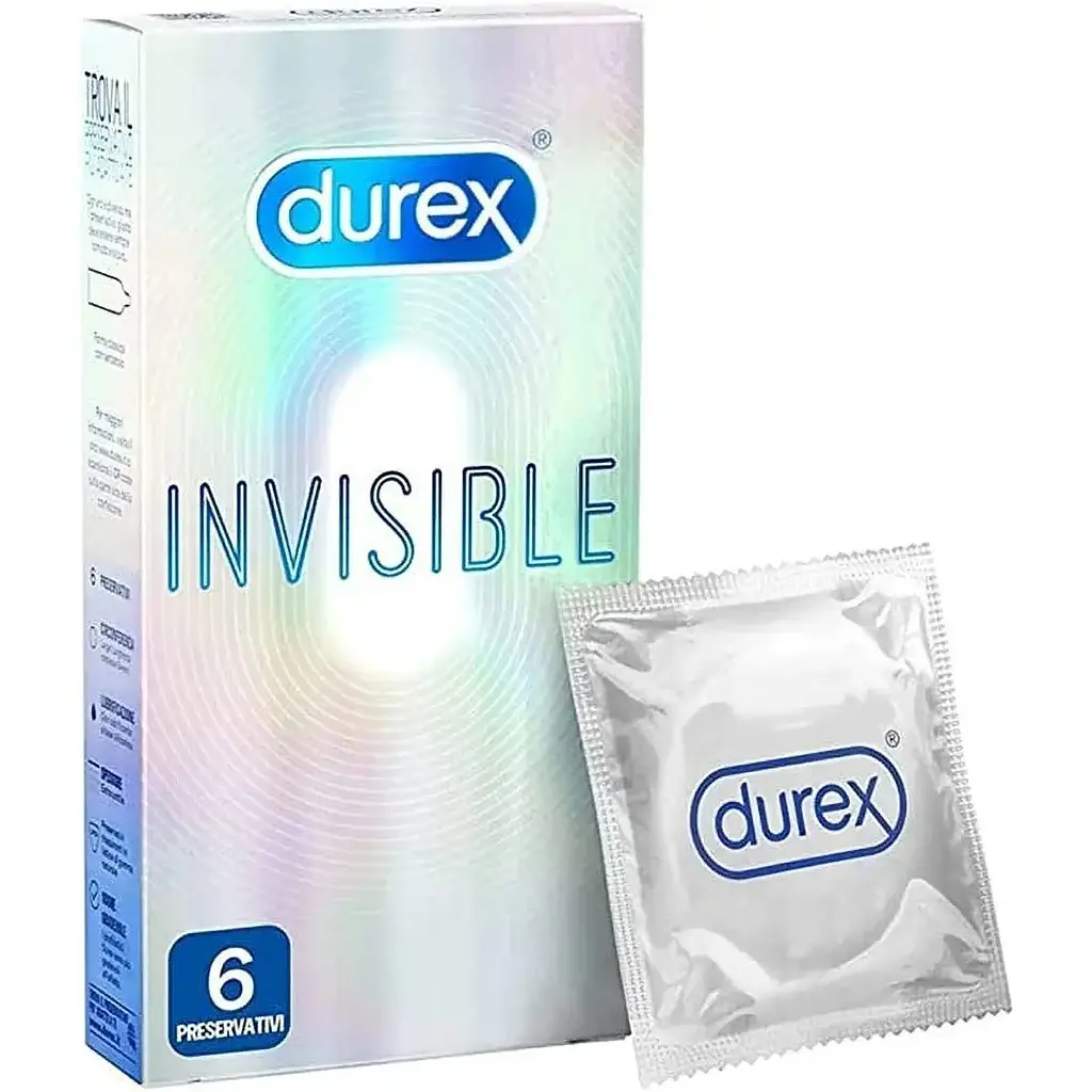 Презервативи Durex Invisible — ультратонкі латексні, гладкі, змащені, анатомічні Easy-On, натуральне відчуття - фото 2