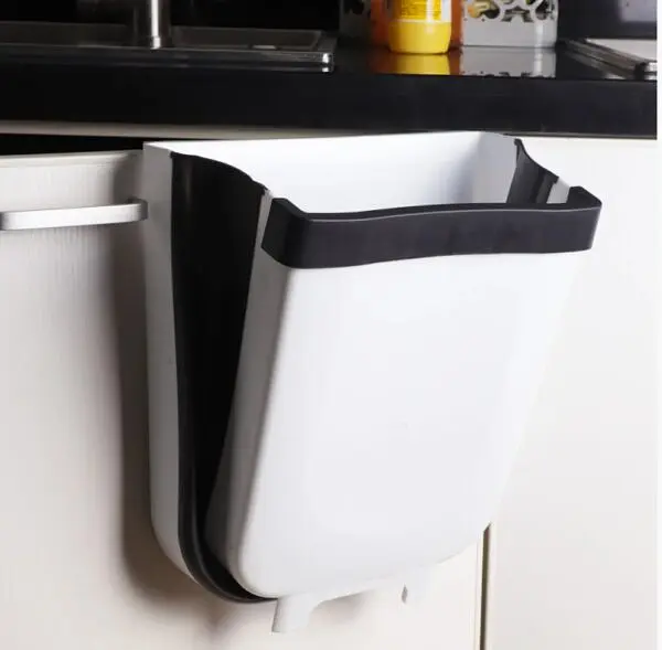 Сміттєвий контейнер Kitchen Wet Garbage Flexible Bin складаний, на двері - фото 10