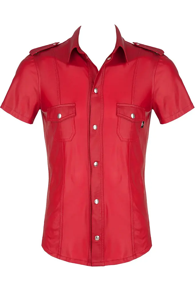 Чоловіча сорочка Regnes Fetish Planet RMCarlo001 S (червоний) - фото 5
