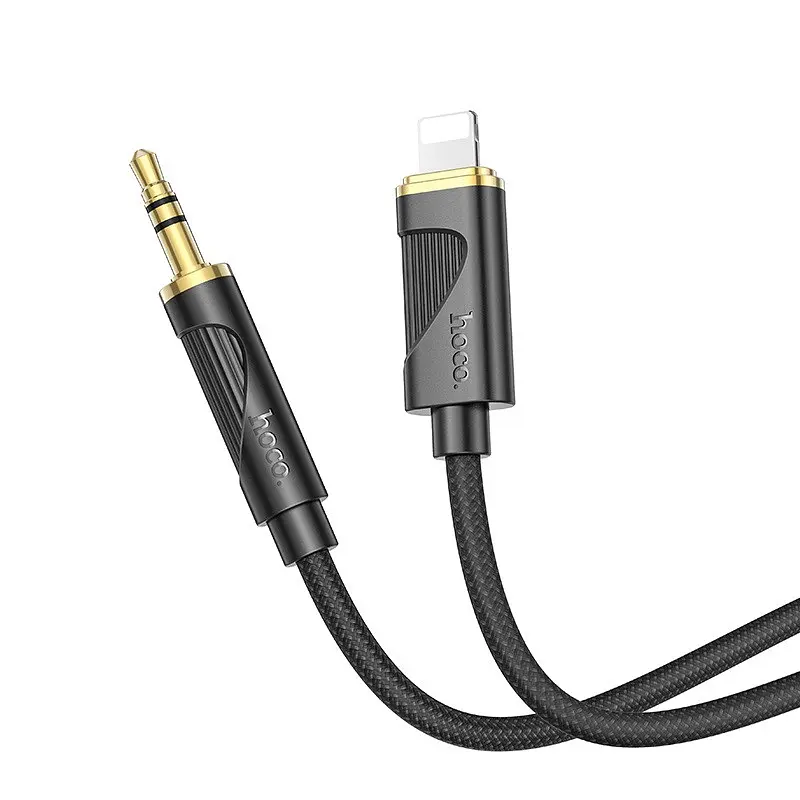 Аудiокабель HOCO UPA30 Friend digital audio conversion cable iP чорний
