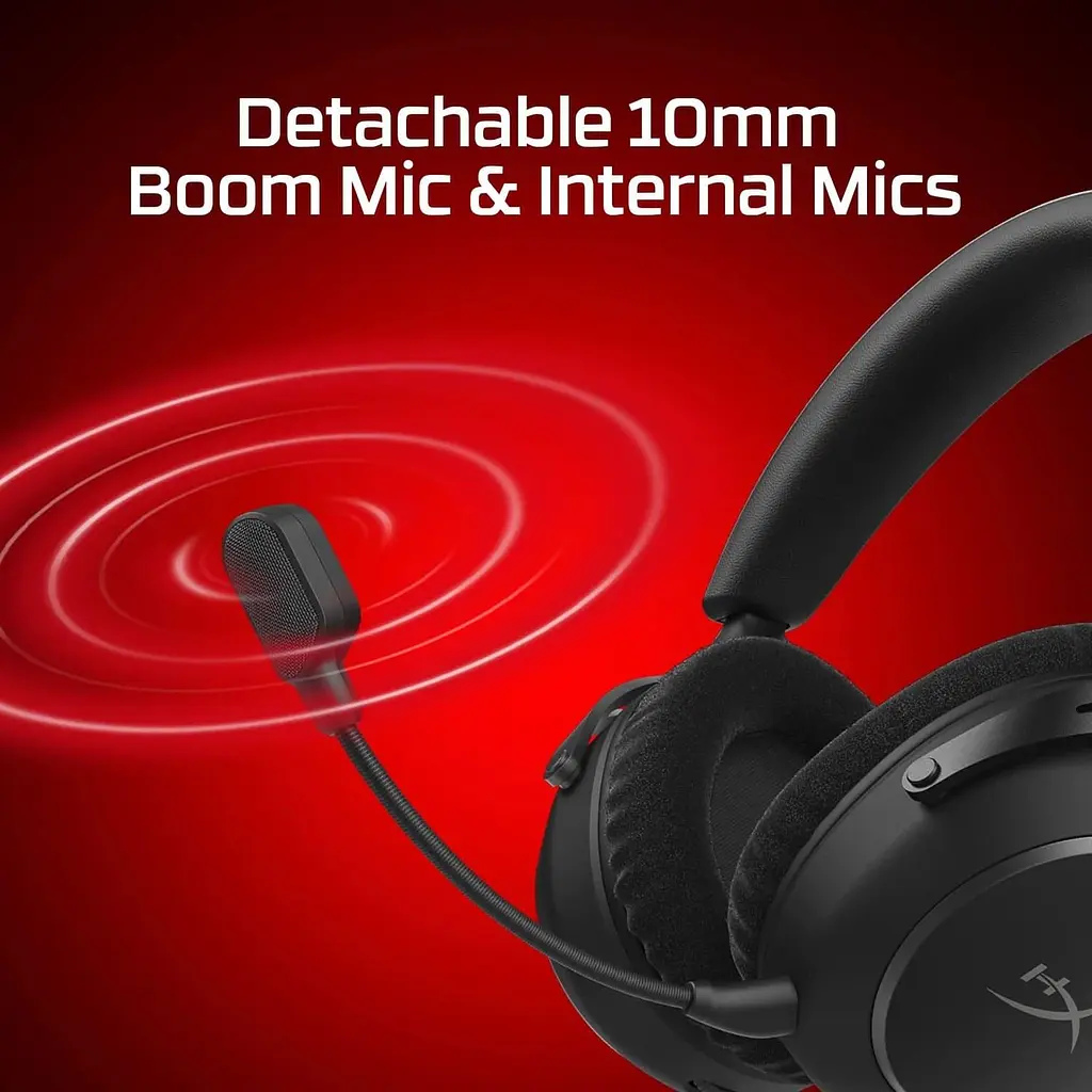 Игровая гарнитура HyperX Cloud Alpha 2 WL/BT/mini-jack/USB-A/USB-C Black (AJ5C7AA) - фото 13