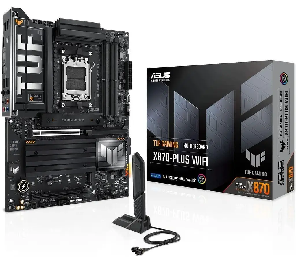 Материнська плата ASUS TUF GAMING X870-PLUS WIFI (TUF GAMING X870-PLUS WIFI) (Socket AM5, AMD X870, ATX) Б/в - фото 8