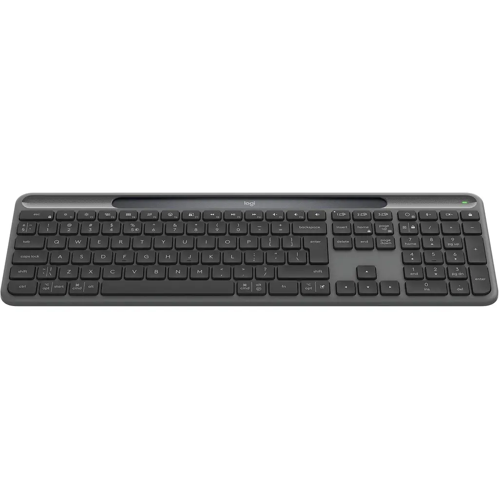 Клавиатура беспроводная Logitech Slim Solar+ for Business Graphite (920-013779) - фото 2