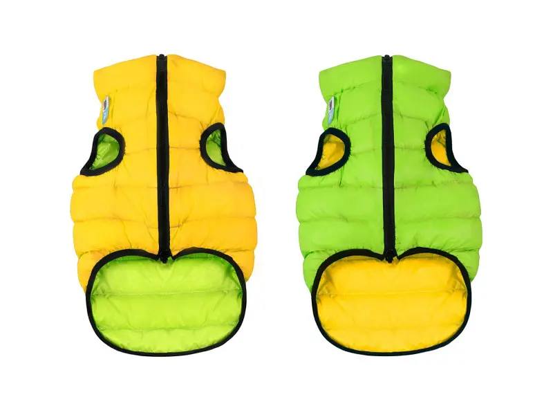Курточка для животных Airy Vest двусторонняя M 50 желто-салатовая (1628) - фото 1