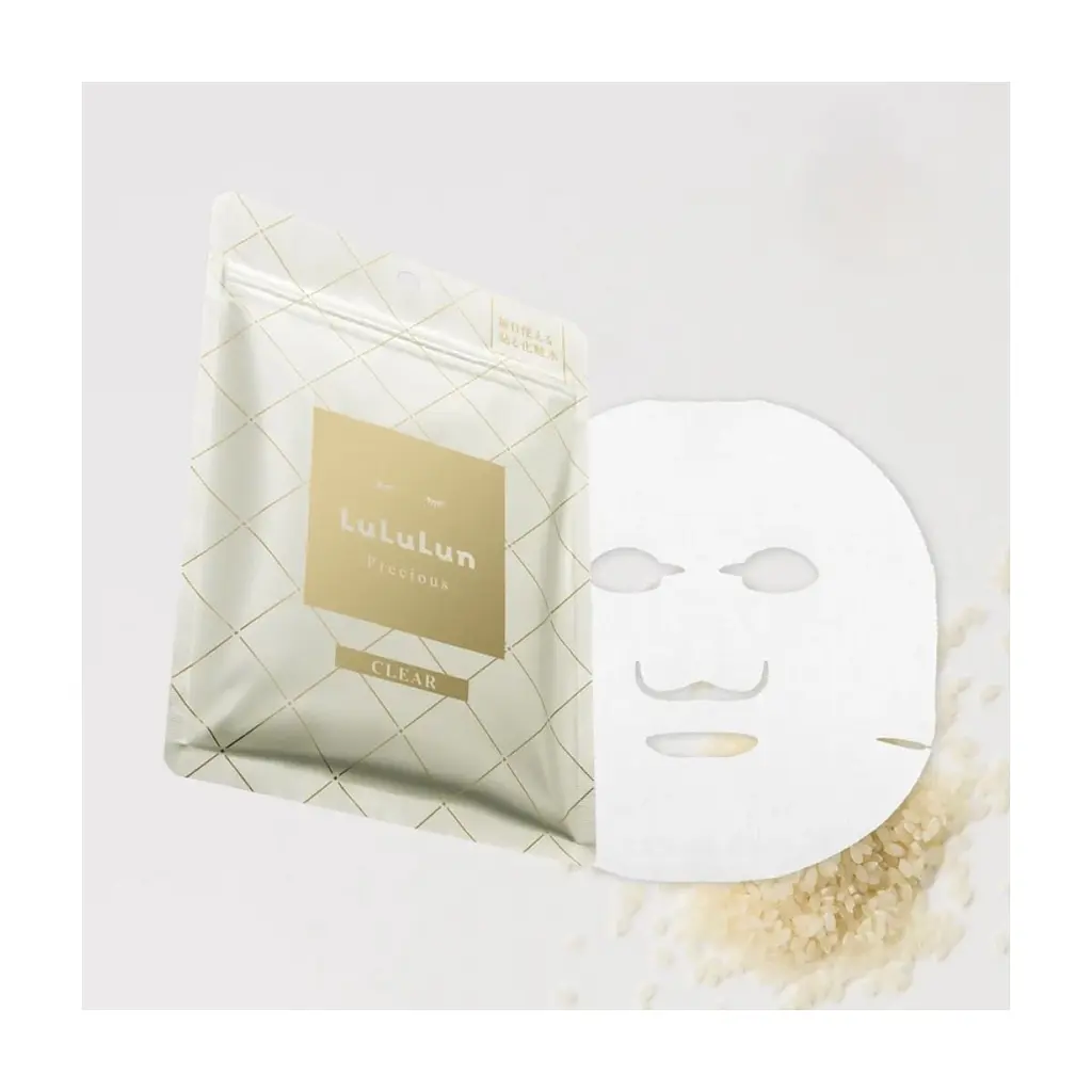 Маска для обличчя Lululun Precious Clear White Face Mask Антивікова Освітлююча 7 шт. (4582305068894) - фото 2