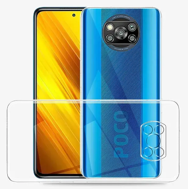 Силіконовий чохол BeCover для Poco X3 / Poco X3 Pro Transparancy (705652) - фото 3