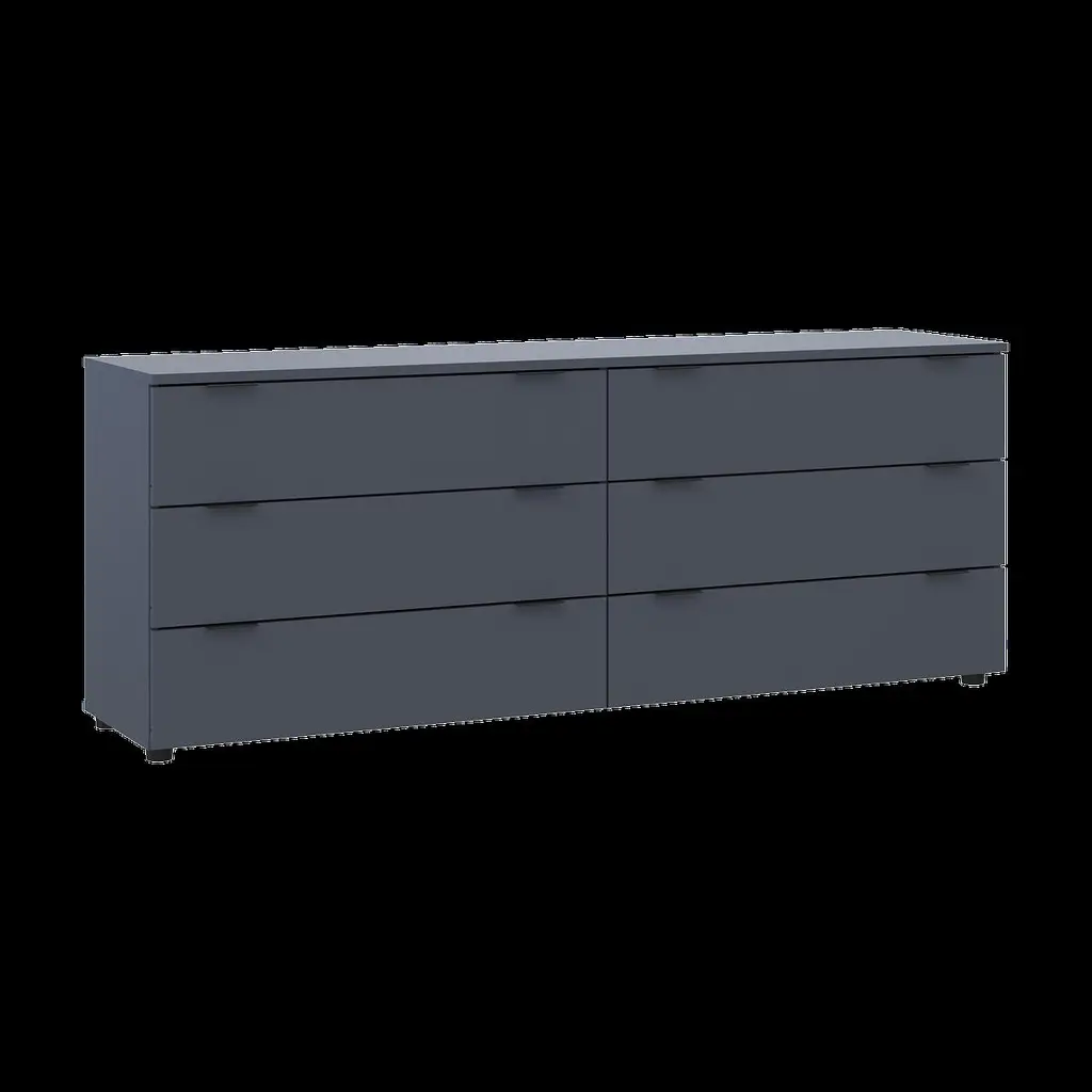 Комод Doros Рон 9 Графит 6 Ящик 160х38х62 (41516176) - фото 10