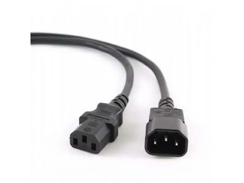 Кабель силовий Cablexpert PC-189-VDE (С13-С14), VDE, чорний, 1.8м