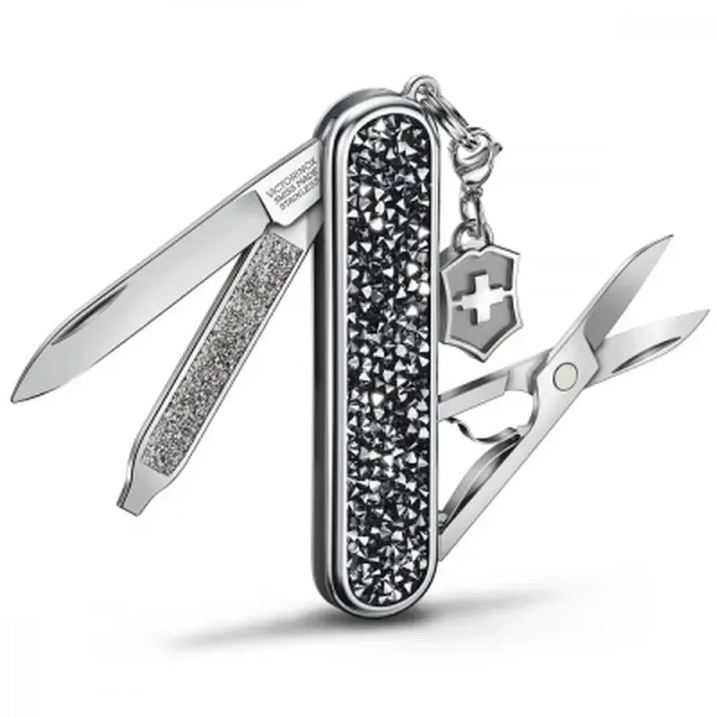 Ніж Victorinox Classic SD Brilliant Crystal + брелок-лого (0.6221.35) - фото 2