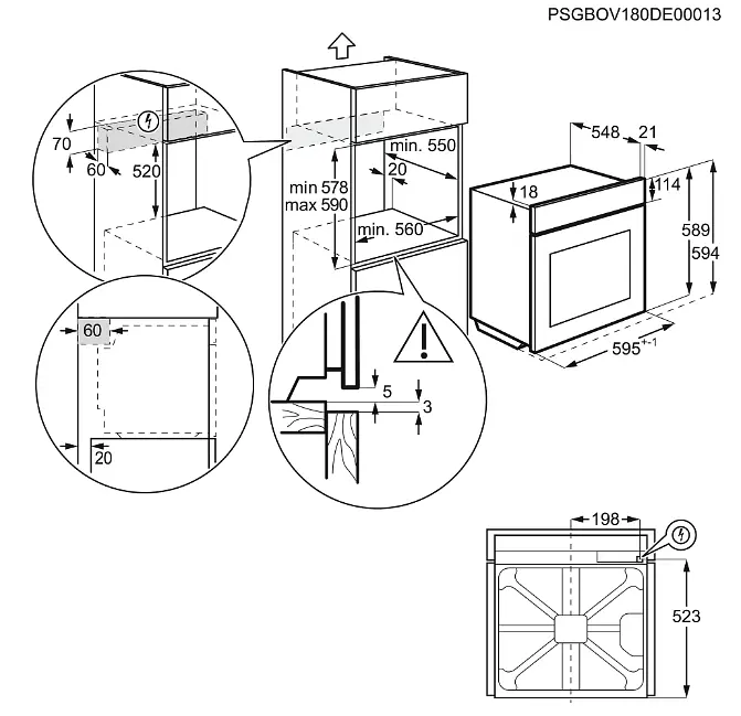 Духова шафа Electrolux KODEF70X - фото 10