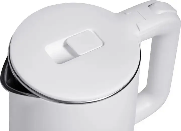 Електрочайник Domotec MS-5028 1500Вт Нержавіюча сталь/Пластик дисковий чайник 2л Білий - фото 6