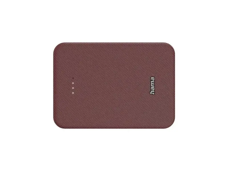 Зовнішній акумулятор (Power Bank) Hama 10000mAh 15W Red (00201714) - фото 3