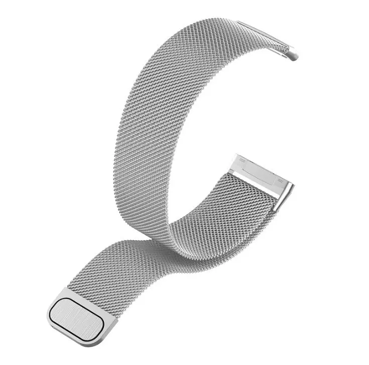 Міланський сітчастий ремінець Primo для годинника Fitbit Versa 3/Fitbit Sense Silver L - фото 3