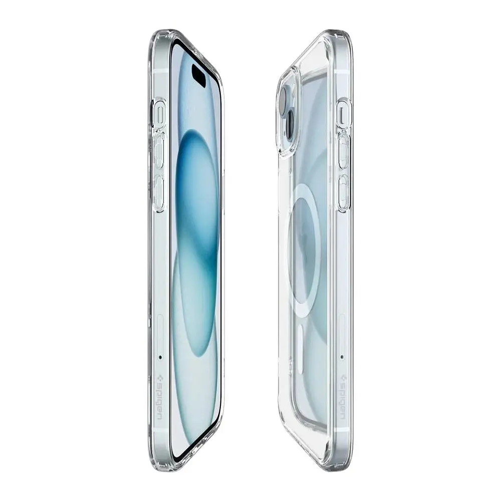 Чохол накладка Spigen Ultra Hybrid MagSafe Apple iPhone 15 Transparent - фото 4