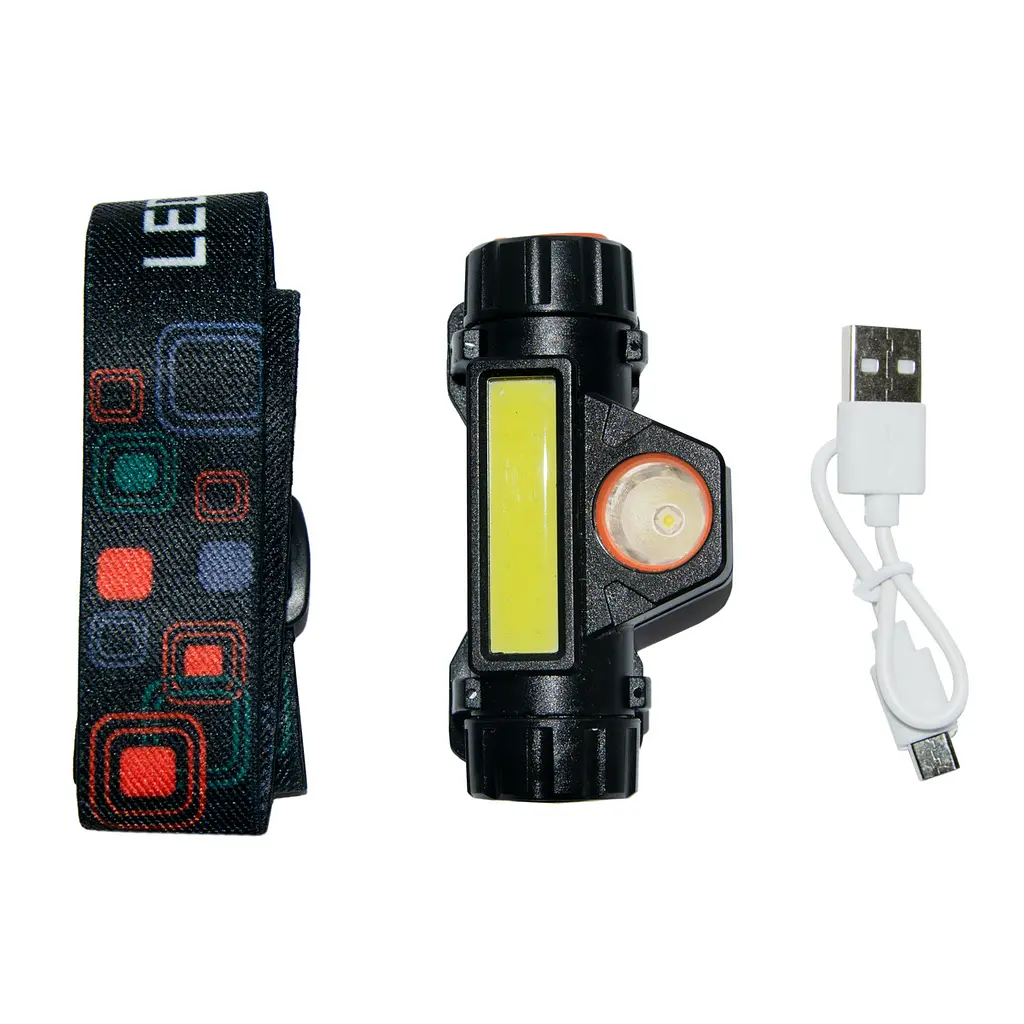 Налобный фонарь BL 8101, аккумуляторный, с магнитом, COB+XPE, USB-зарядка - фото 7