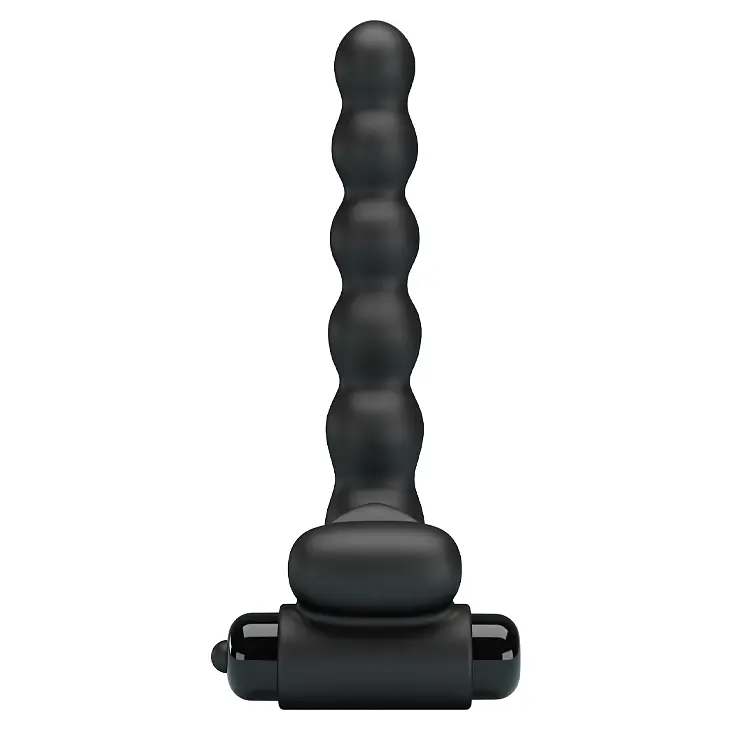 Кільце-насадка для подвійного проникнення - Pretty Love Hercules Penis Sheath III Black - фото 6