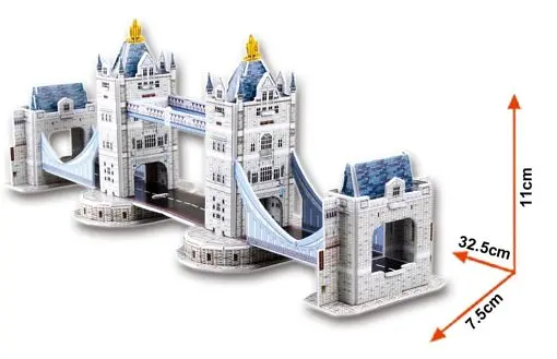 3D Пазл CubicFun Тауерський Міст 32 елементи (S3010h) - фото 3