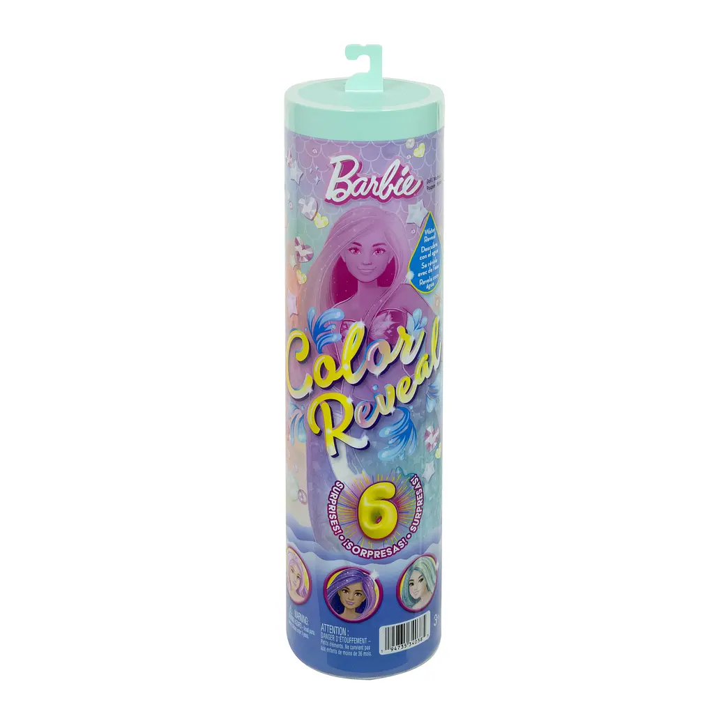 Лялька-русалонька сюрприз Barbie Color Reveal Морські скарби (JMW61) - фото 9