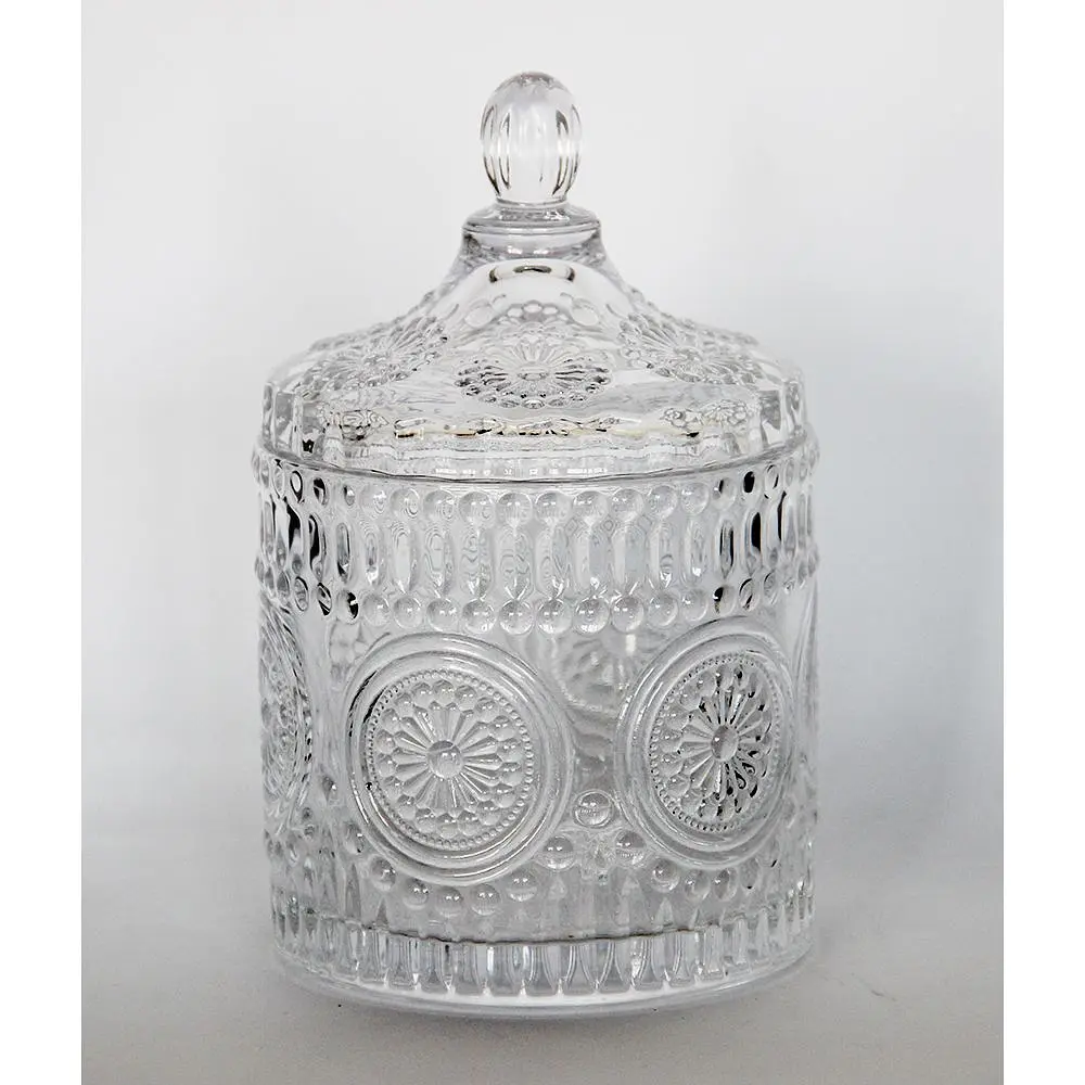 Сахарница стеклянная Crystal Imperial с крышкой 10.5 см (83008094) - фото 2