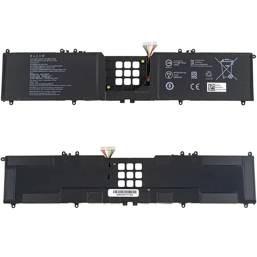 Батарея для ноутбука Razer RC30-0423 (Blade 17 RTX 3080 Ti Blade 17 Early 2022) 15.4V 5329mAh 82Wh Чорний - фото 2