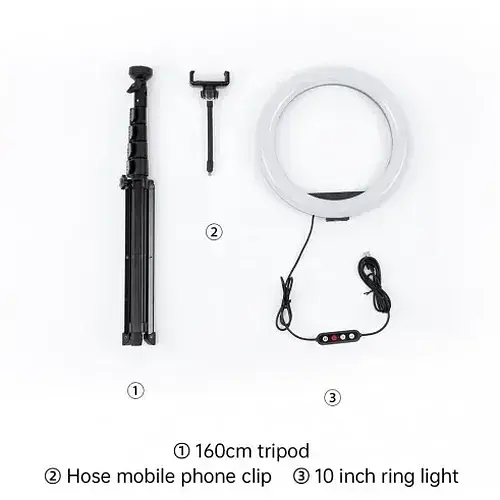 Тримач з кільцевим освітленням Joyroom JR-ZS228 AKL01 Touch Selfie Ring Light - фото 2