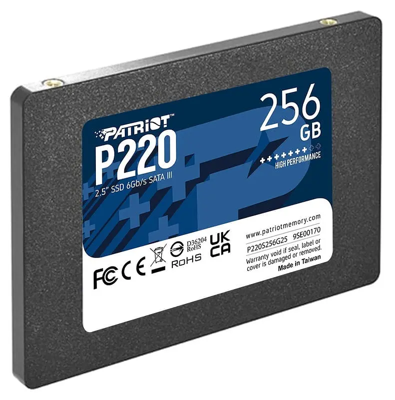 Накопичувач SSD Patriot P220 256GB 2.5" 7mm SATAIII (P220S256G25) - фото 3
