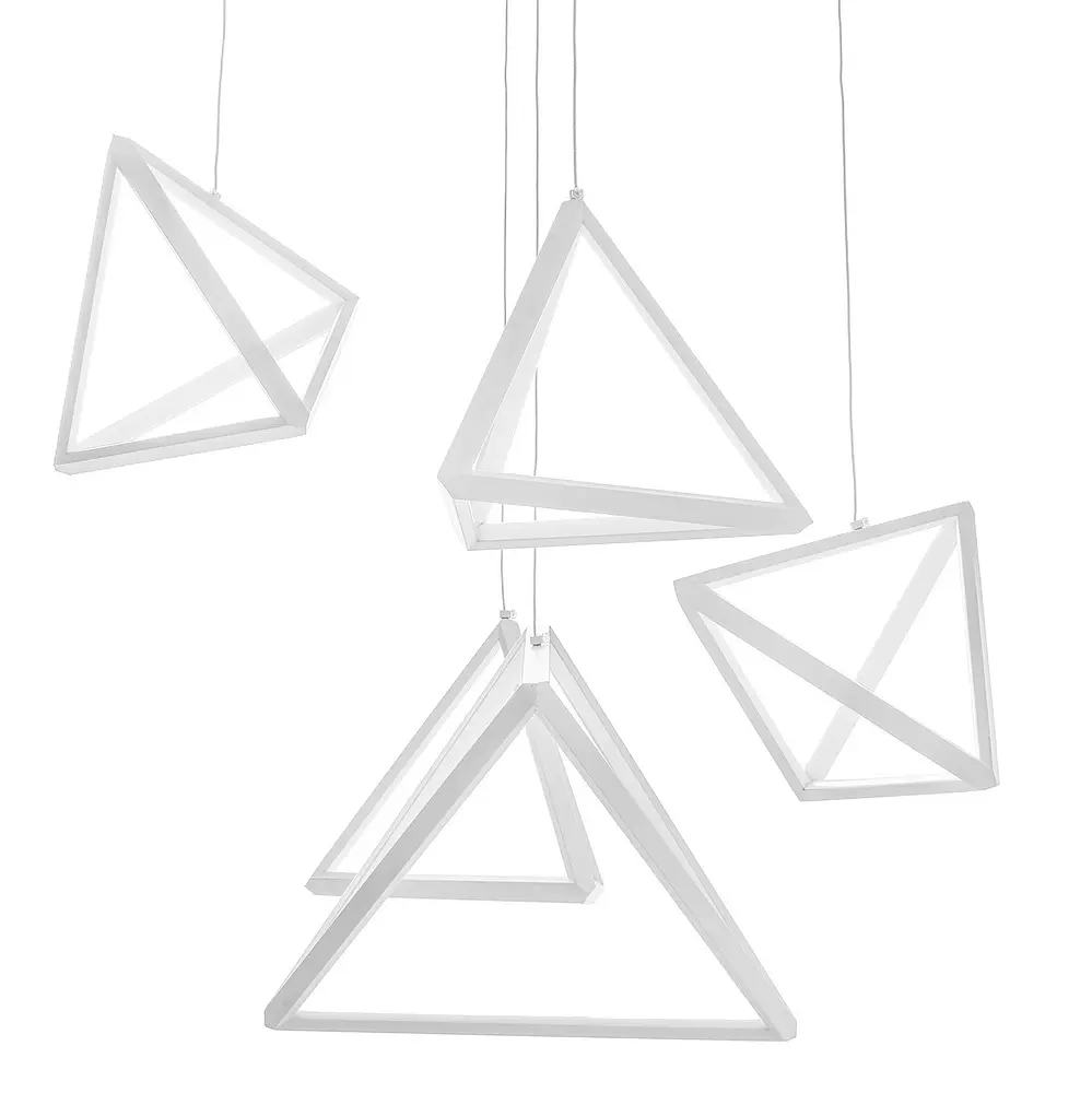 Світильник стельовий Brille підвісний світлодіодний для спальні BR-937S/81W LED WH - фото 5