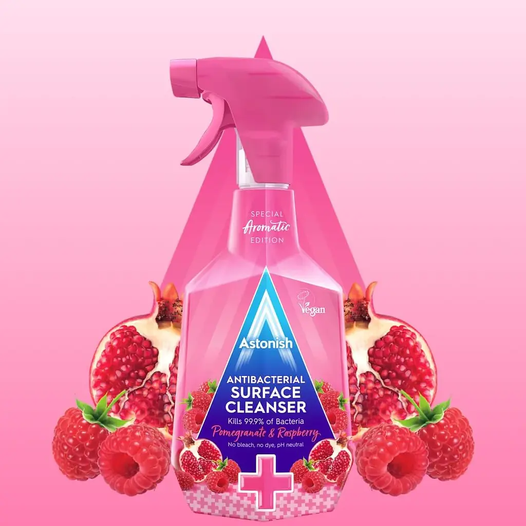 Антибактеріальний миючий засіб Astonish Aromatic Гранат і малина (everyday) 750 мл - фото 2
