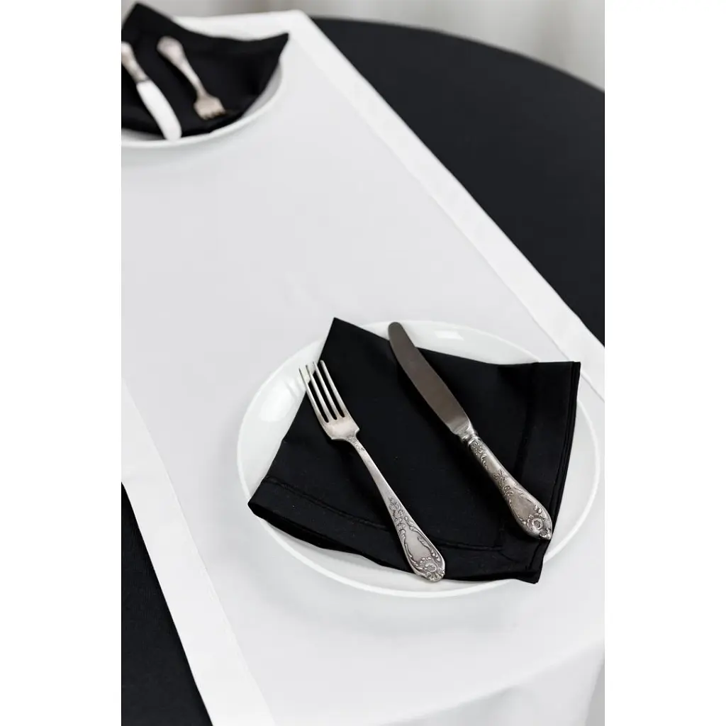 Скатертина Прованс Kelly чорна 140х140 см (032908) - фото 3