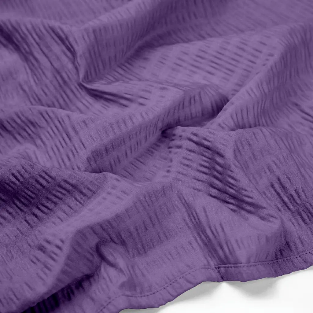 Простирадло на резинці з текстурованої бавовни 180х200х30 LAVENDER COSAS (2200000065940) - фото 4