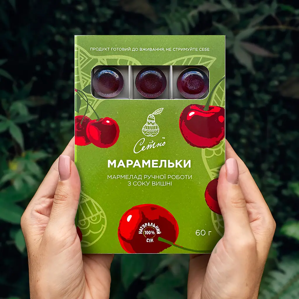 Мармелад Марамельки Вишневі 60г - фото 2