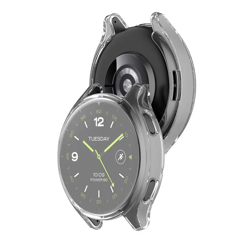 Захисний чохол Tamister для смартгодинника Xiaomi Watch 2 з плівкою прозорий - фото 6